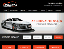 Tablet Screenshot of angoraautosales.com